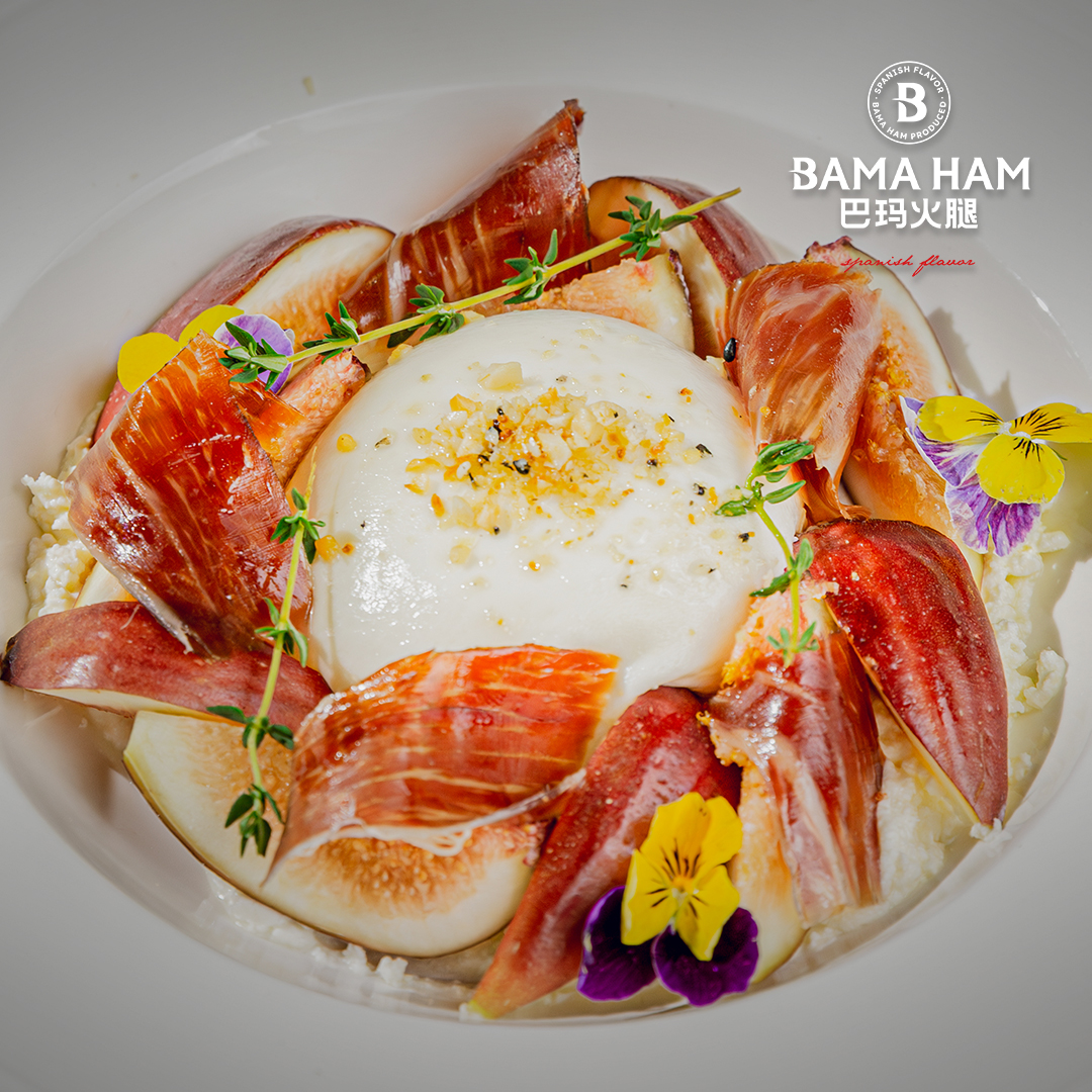 巴玛火腿无花果布拉塔沙拉